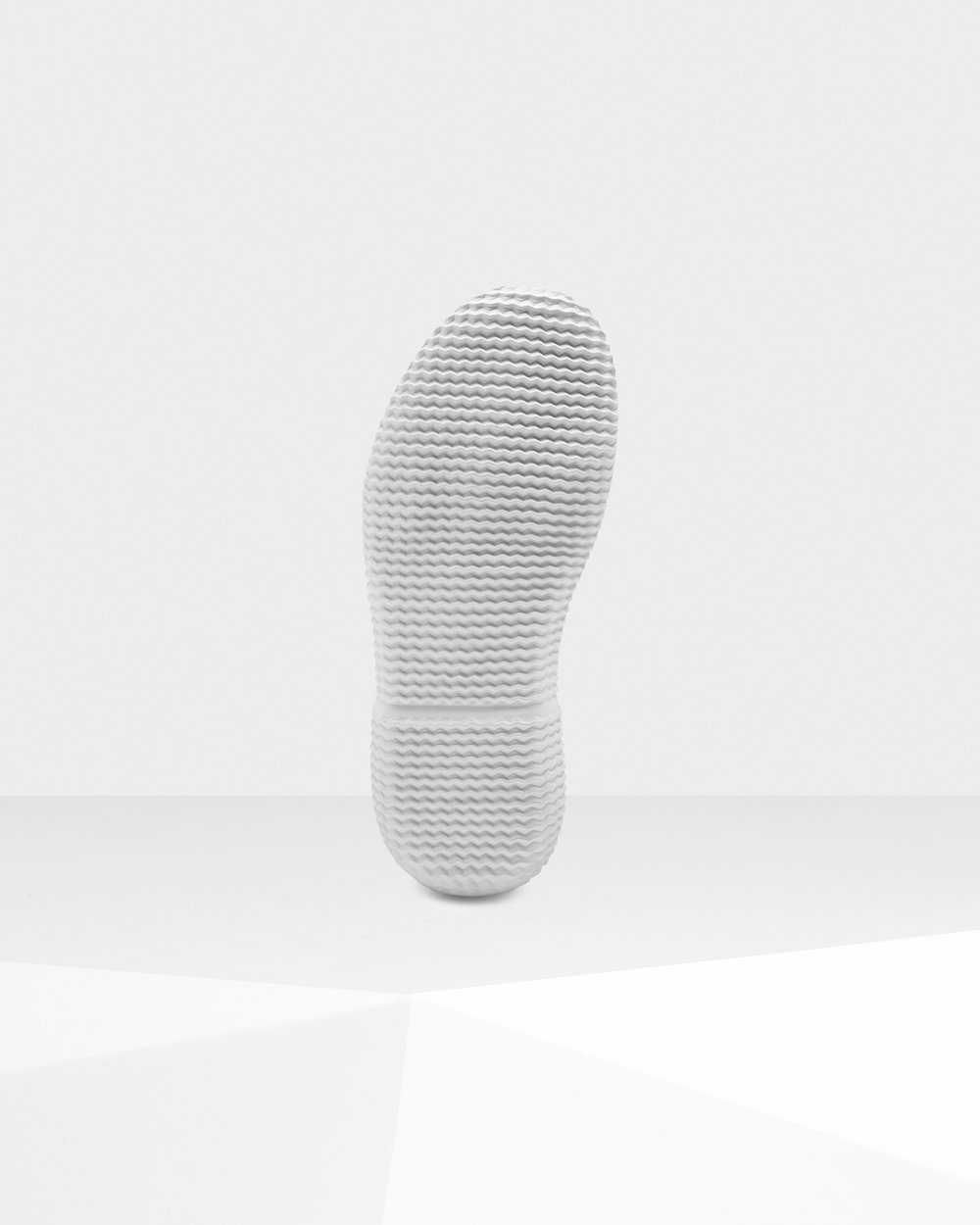 Botas Chelsea Hunter Mujer Negras/Blancas Original Flat Heel Calendar Sole 689472-XCJ